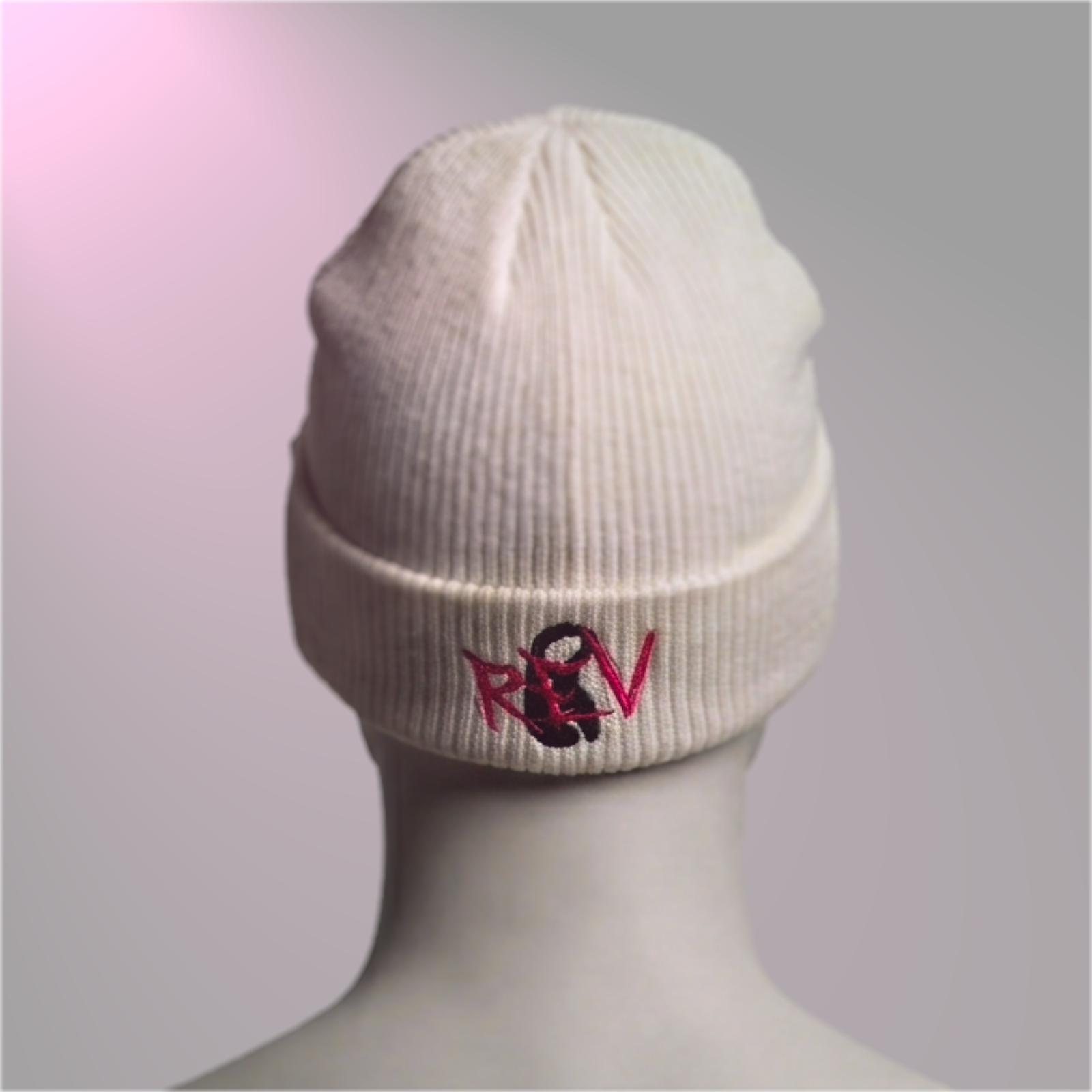 WHITE WOOL HAT